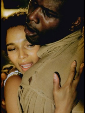 Sidney Poitier as Porgy and Dorothy Dandridge as Bess