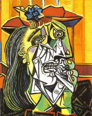 "Woman Weeping (Femme en Pleurs)" by Pablo Picasso (1937)