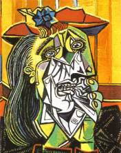 "Woman Weeping (Femme en Pleurs)" by Pablo Picasso (1937)