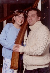 At the Father Daughter Dance, February 2005
