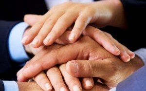 Many hands make the work lighter.  Connections make things happen.