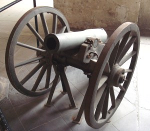 A French "la Hitte" canon from 1859.  Deadly accurate in trained hands.