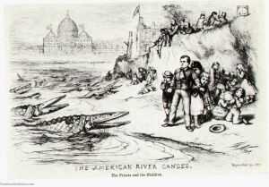 "The American River Ganges" by Thomas Nast, Published in Harper's 1871.
