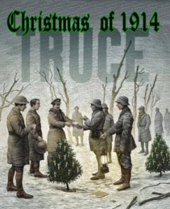 A depiction of the Truce, as it passed into a terrific legend of Christmas peace,