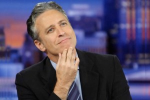 Jon Stewart, the only for sure winner, plots his next move.