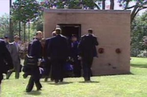 GW Bush heading into the SAC bunker on 9/11.