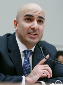 Testifying before Congress on the TARP funding. He's been in the hotseat.