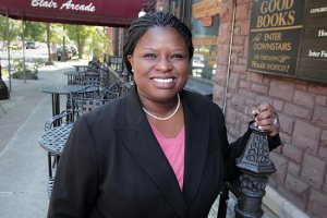 Nekima Levy-Pounds of the Minneapolis NAACP, a principle founder of BLM Minneapolis.