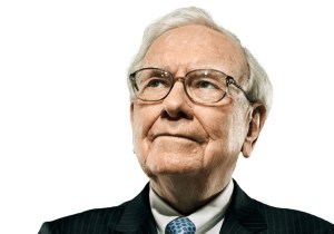 Buffett looks up.