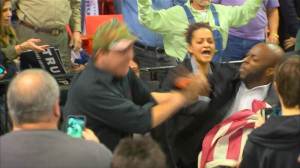 Trump rallies have often featured violence - for a long time.