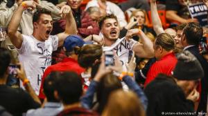 The protests in the streets went as street protests usually do - more than a little messy.