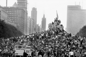 The 1968 Democratic Convention was just one very big sign that everything had fallen apart.