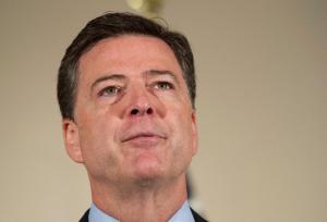 FBI DIrector James Comey, addressing the Clinton emails.