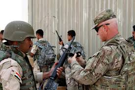 The Iraqi Army is heavily defined by US advisors and arms