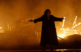 A scene from a production of Wagner's Götterdämerung earlier this year in Barcelona.